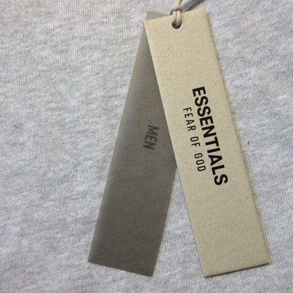 NWT Fear of God Essentials Heavy T-Shirt in Light Heather Grey Tee L - Picture 3 of 7